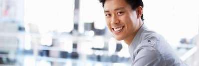 man smiling 
