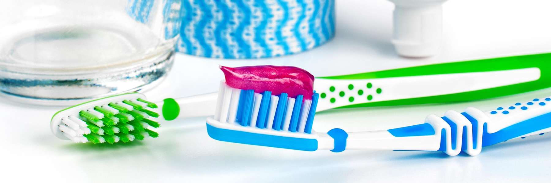 tooth brush with toothpaste on it