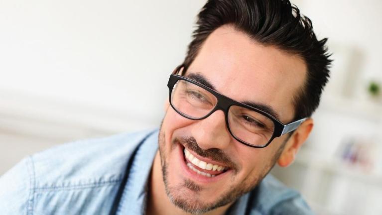 Man with glasses smiling | Mount Waverley Dentist