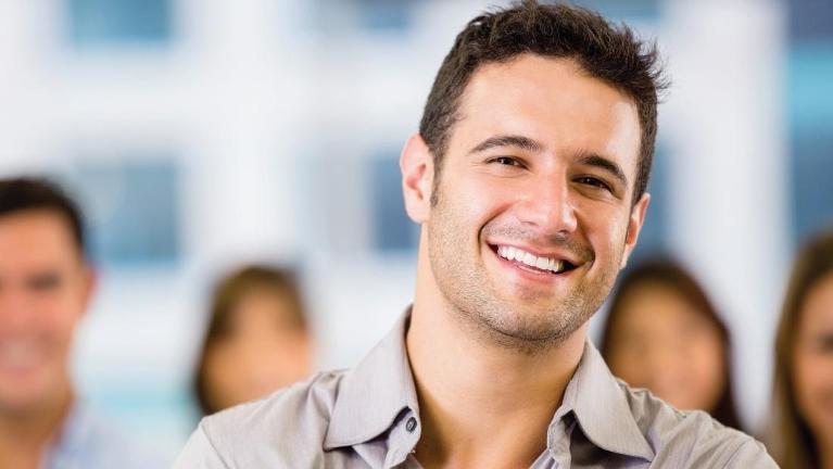 man smiling | dentist in Mount Waverley
