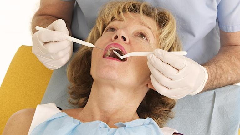 Woman at dentist in Mount Waverley
