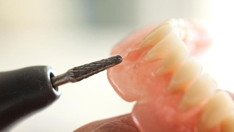 dentist making dentures in mount waverly