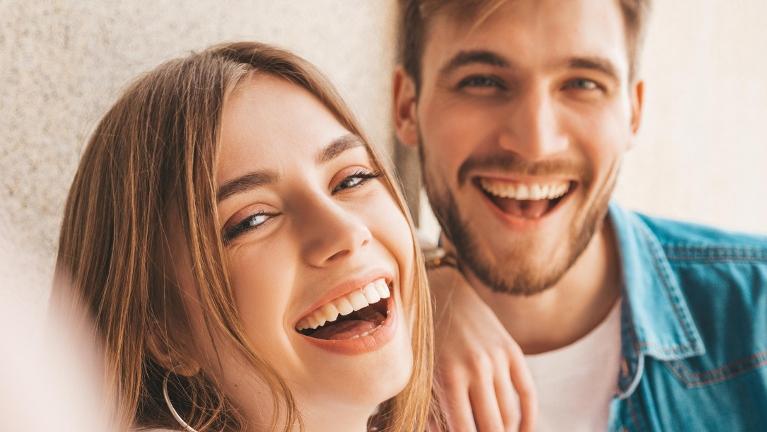 couple with invisalign in mount waverley