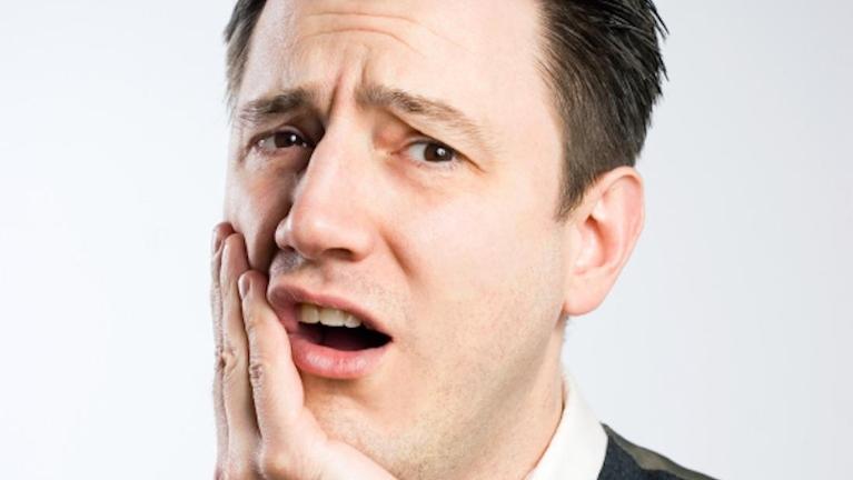 Man with gum disease in Mount Waverley