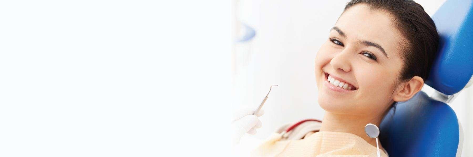 girl getting a dental crown in mount waverly