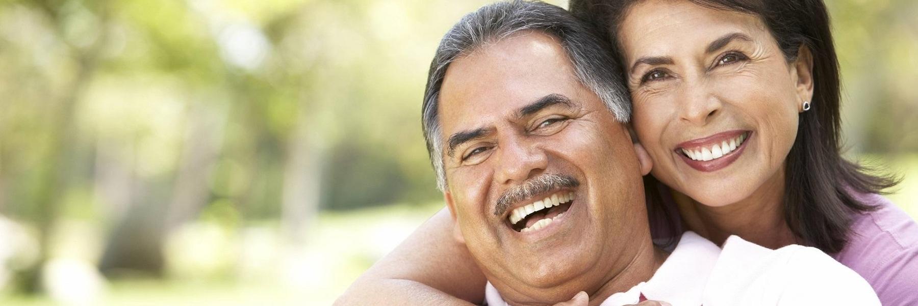 Couple with dental bridges in Mount Waverley