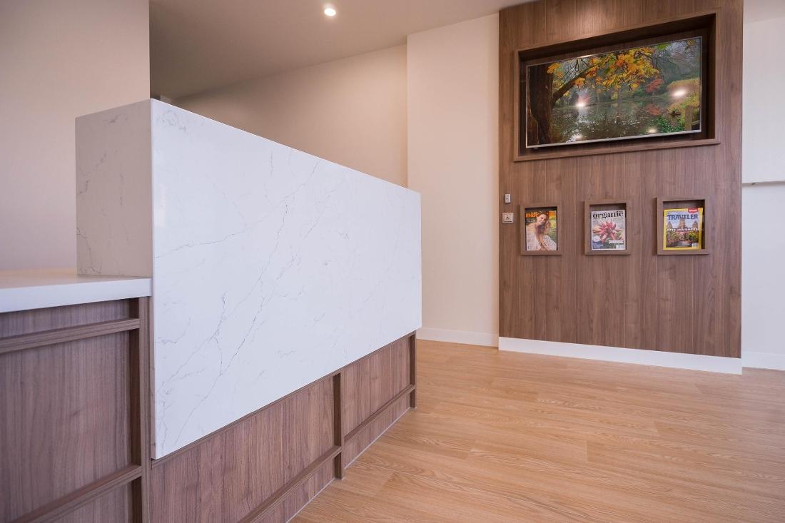 Front reception desk of Mount Waverley Smiles